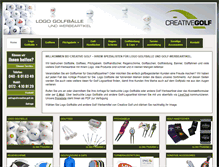 Tablet Screenshot of creative-golf.de